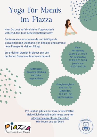 Yoga für Mamis im Piazza