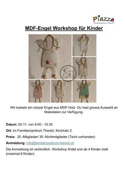 MDF-Engel Workshop für Kinder